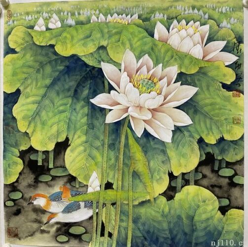 铁荷画派刘德功佳作鉴赏