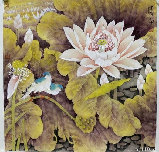 铁荷画派刘德功佳作鉴赏