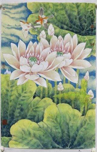 铁荷画派刘德功佳作鉴赏