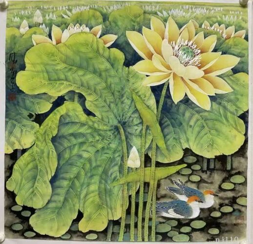 铁荷画派刘德功佳作鉴赏