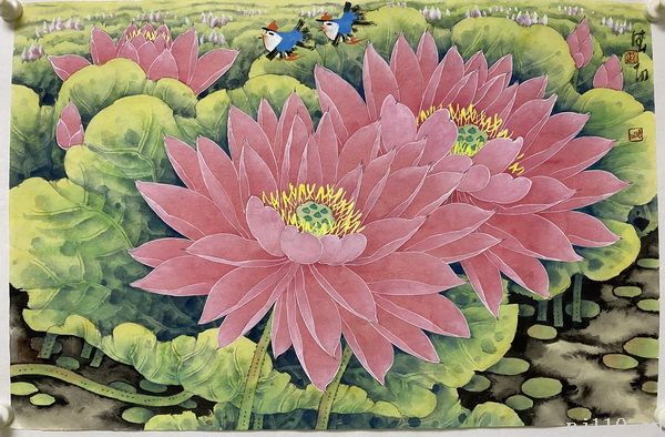 铁荷画派刘德功佳作鉴赏