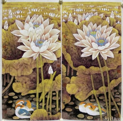 铁荷画派刘德功佳作鉴赏