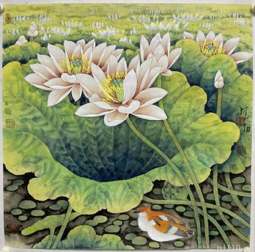 铁荷画派刘德功佳作鉴赏