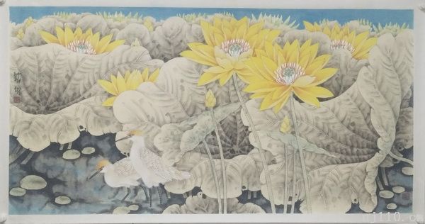 铁荷画派刘德功佳作鉴赏