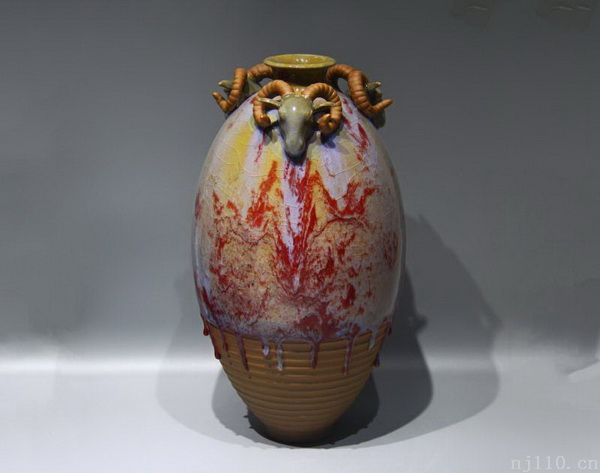 李建峰钧瓷作品《金刚尊》获金奖