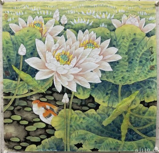 刘德功新铁荷作品欣赏