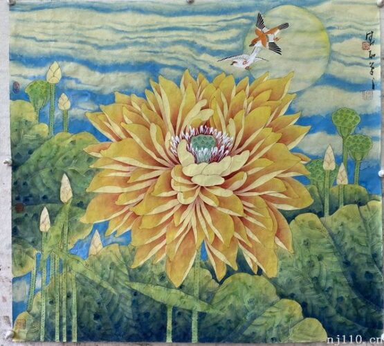 刘德功新铁荷作品欣赏