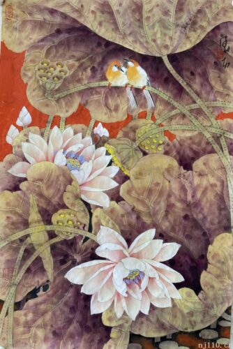 刘德功新铁荷作品欣赏