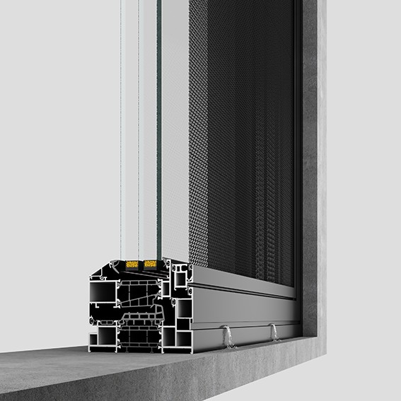 极景P8+下披水与框体结构展示